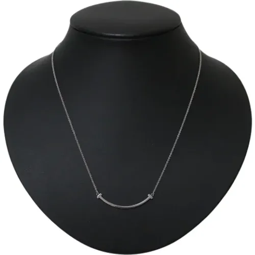 Pre-owned White Gold necklaces , female, Sizes: ONE SIZE - Tiffany & Co. Pre-owned - Modalova