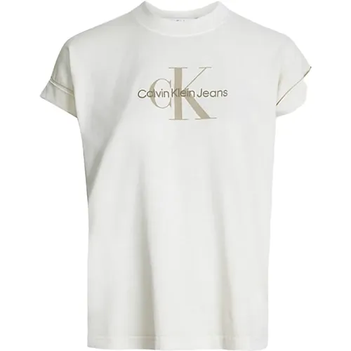 T-Shirts , Damen, Größe: XS - Calvin Klein - Modalova