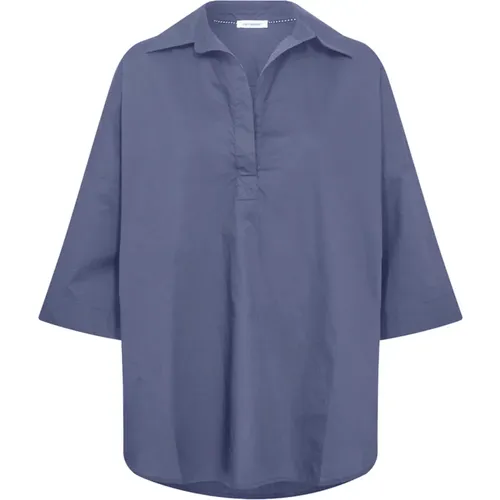 Sky Oversize Pullover Shirt Blouse , female, Sizes: L, XS, M - Co'Couture - Modalova