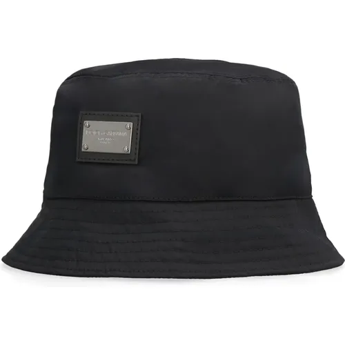 Stylischer Bucket Hat , Herren, Größe: 58 CM - Dolce & Gabbana - Modalova