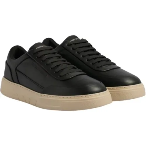 Herren Skin Fabric Sneakers , Herren, Größe: 41 EU - Emporio Armani - Modalova