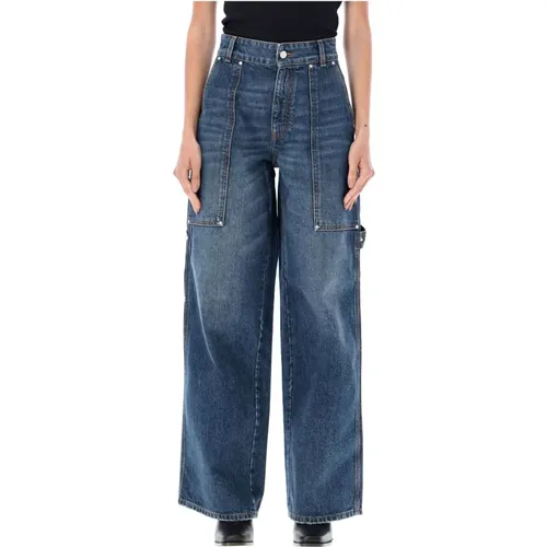 Dunkelblaue Vintage Cargo Denim Jeans - Stella Mccartney - Modalova