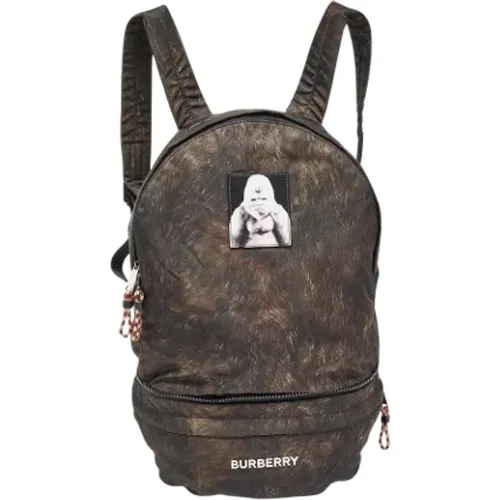 Pre-owned Nylon backpacks , male, Sizes: ONE SIZE - Burberry Vintage - Modalova