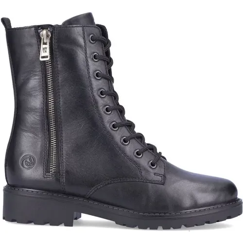 Schwarze geschlossene Booties für Damen , Damen, Größe: 36 EU - Remonte - Modalova