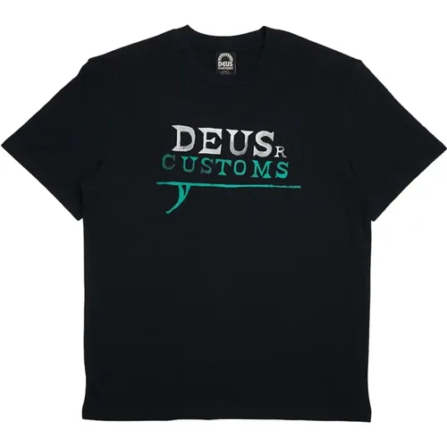 Wave Box Fit Tee , male, Sizes: 2XL, M, L, XL - Deus Ex Machina - Modalova