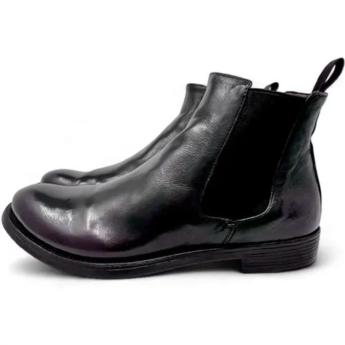 Chelsea Boot, Gummisohle, Farbverlauf, Schwarz-Braun - Officine Creative - Modalova