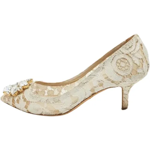 Pre-owned Mesh heels , female, Sizes: 3 UK - Dolce & Gabbana Pre-owned - Modalova