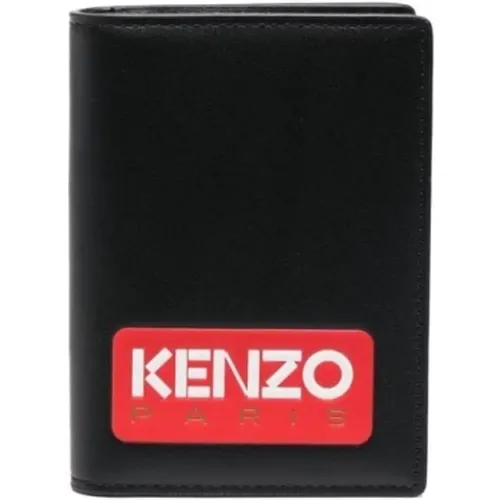 Smooth Leather Wallet with Card Slots , male, Sizes: ONE SIZE - Kenzo - Modalova