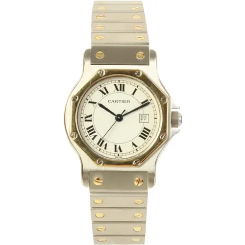 Pre-owned Stainless Steel watches , female, Sizes: ONE SIZE - Cartier Vintage - Modalova