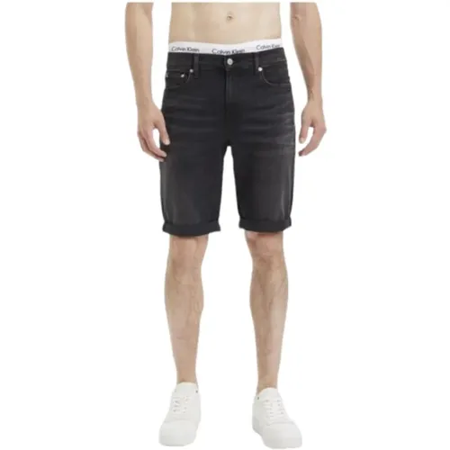 Slim Bermuda Shorts , male, Sizes: W32, W33 - Calvin Klein - Modalova