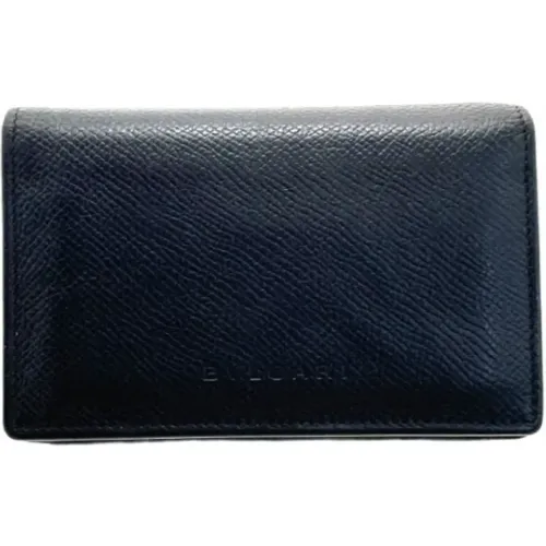 Pre-owned Leather wallets , female, Sizes: ONE SIZE - Bvlgari Vintage - Modalova