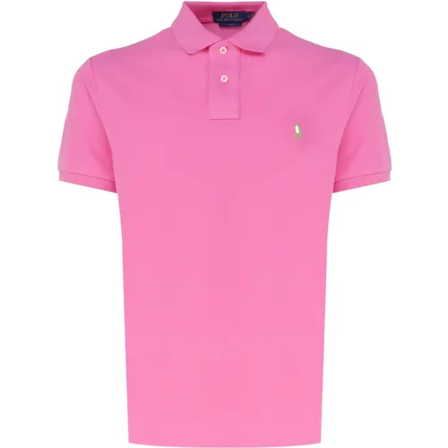 Rosa Polo T-Shirt mit Klassischem Kragen - Ralph Lauren - Modalova