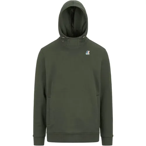 Stilvolle Kapuzenpullover für Männer und Frauen,Stylischer Hoodie für Männer - K-way - Modalova