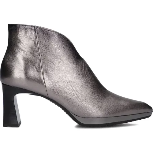 Silver Ankle Boots , female, Sizes: 5 UK, 7 UK, 3 UK - Hispanitas - Modalova