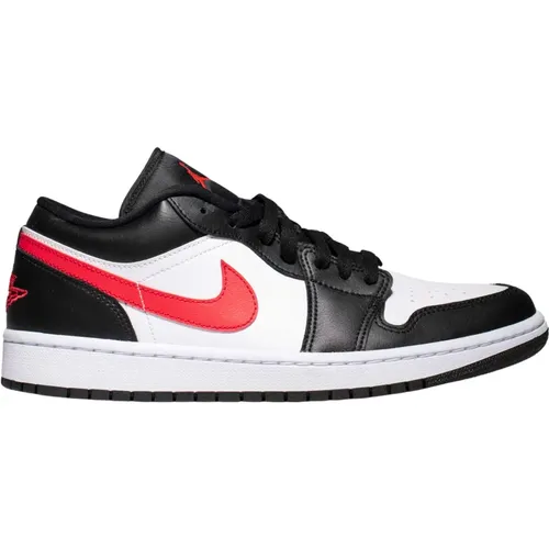 Limitierte Auflage Air Jordan 1 Low Schwarz Siren Rot , Damen, Größe: 36 EU - Nike - Modalova