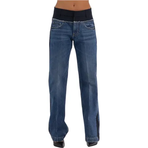 Wide Leg Denim Jeans , female, Sizes: W28 - Stella Mccartney - Modalova
