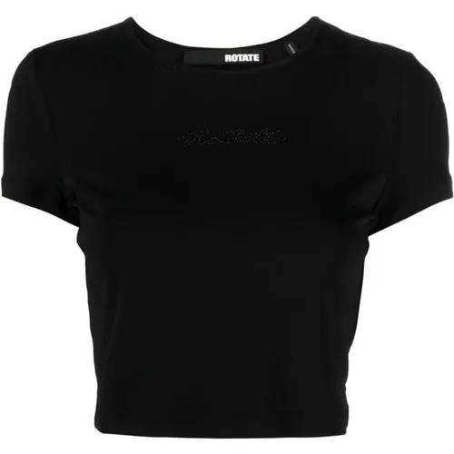 Logo T-shirt , female, Sizes: XS, M - Rotate Birger Christensen - Modalova