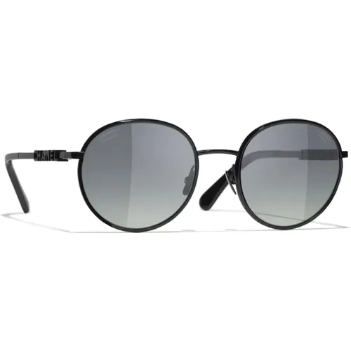 Authentic Sunglasses - Uniform Lenses , unisex, Sizes: 53 MM - Chanel - Modalova