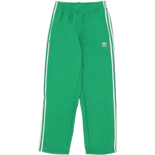 Silber Metallic Grüne Wide Trackpants - Adidas - Modalova