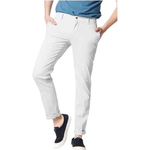 Stretch Satin Chino Hose Regular Fit , Herren, Größe: 4XL - Mason's - Modalova