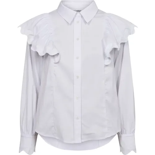 Frill Shirt Blouse with Ruffle Details , female, Sizes: M, XL, XS, L, S - Co'Couture - Modalova
