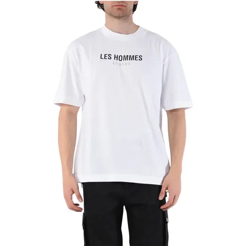 T-Shirts , Herren, Größe: XL - Les Hommes - Modalova