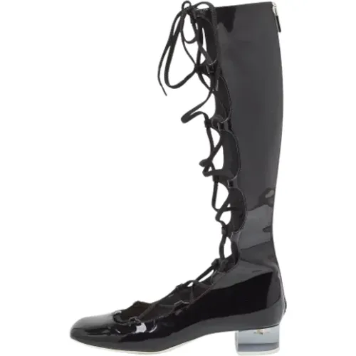 Pre-owned Leather boots , female, Sizes: 5 UK - Dior Vintage - Modalova