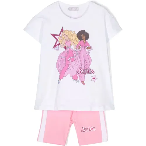 Barbie Set Weiße Kleid Monnalisa - Monnalisa - Modalova