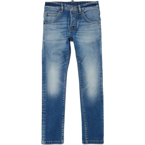 Dunkelblaue Skinny Jeans - Cool Guy - Dsquared2 - Modalova