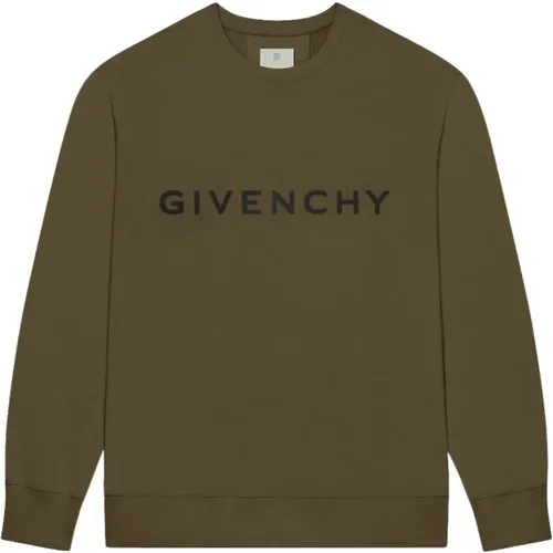 Logo Print Sweatshirt , Herren, Größe: L - Givenchy - Modalova