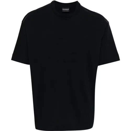 Armani Crew Neck T-shirt , Herren, Größe: L - Emporio Armani - Modalova