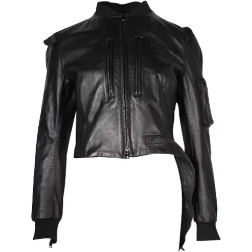 Pre-owned Leather outerwear , female, Sizes: M - Yohji Yamamoto Pre-owned - Modalova