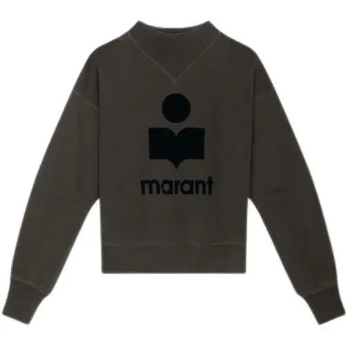 Cotton Long Sleeve Logo Sweatshirt , female, Sizes: S, M, 2XS, XS - Isabel Marant Étoile - Modalova