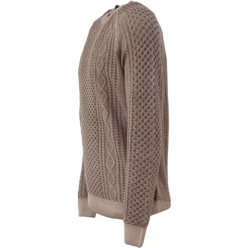Vintage Merino Wool Crewneck Sweater , male, Sizes: XL - Sun68 - Modalova