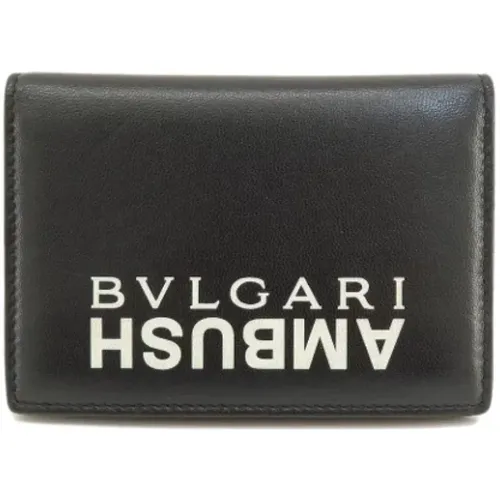 Pre-owned Leather home-office , female, Sizes: ONE SIZE - Bvlgari Vintage - Modalova