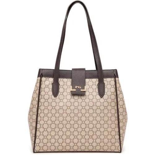 Monogram Shopper Tasche - Nerogiardini - Modalova