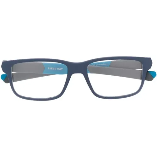 Blaue Optische Brille Stilvoll und vielseitig , unisex, Größe: 48 MM - Oakley - Modalova