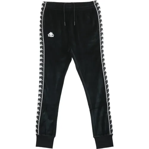 Herren Schwarz/Weiß Sweatpants Tracksuit - Kappa - Modalova