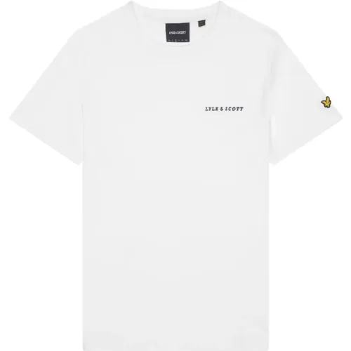 Besticktes T-Shirt für Männer , Herren, Größe: XL - Lyle & Scott - Modalova