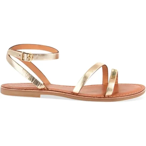 Goldene Hanak Sandalen Ss24 Kollektion , Damen, Größe: 39 EU - Les Tropeziennes - Modalova