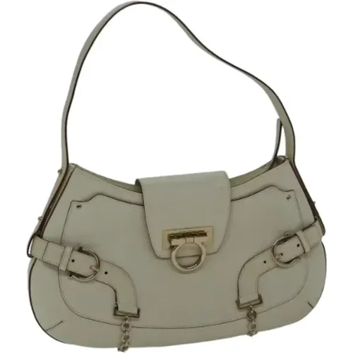 Pre-owned Leather shoulder-bags , female, Sizes: ONE SIZE - Salvatore Ferragamo Pre-owned - Modalova