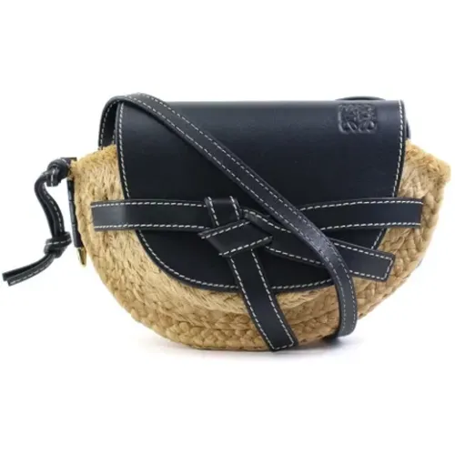 Pre-owned Raffia shoulder-bags , female, Sizes: ONE SIZE - Loewe Pre-owned - Modalova