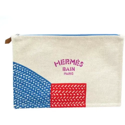 Pre-owned Fabric pouches , female, Sizes: ONE SIZE - Hermès Vintage - Modalova