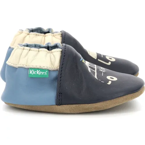 Bequeme Leder Babyschuhe Elastischer Verschluss - Kickers - Modalova