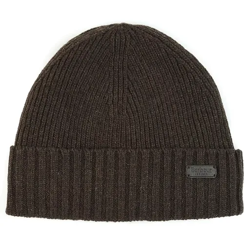 Ribbed Knit Beanie Hat, , One Size , unisex, Sizes: ONE SIZE - Barbour - Modalova