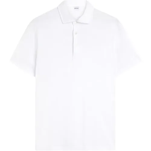 Herren Baumwoll-Jersey Polo Shirt - Aspesi - Modalova