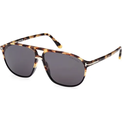 Mutige quadratische Sonnenbrillenkollektion , Herren, Größe: 61 MM - Tom Ford - Modalova