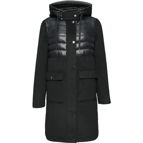 Hybrid Wollmix Outdoor Parka , Damen, Größe: 2XL - s.Oliver - Modalova