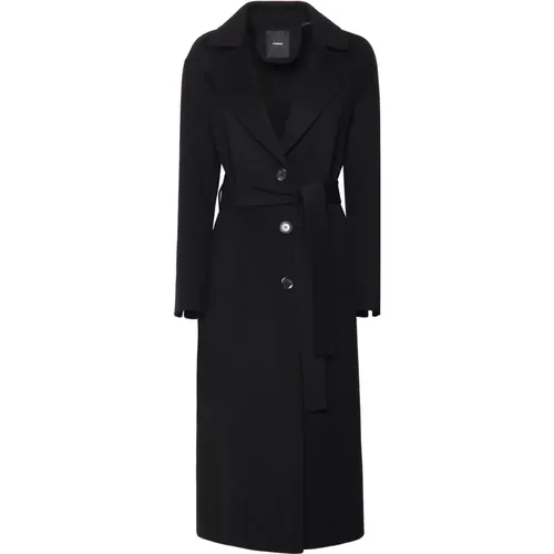 Long Cloth Coat with Button Closure , female, Sizes: 2XS, M, XS, S - pinko - Modalova