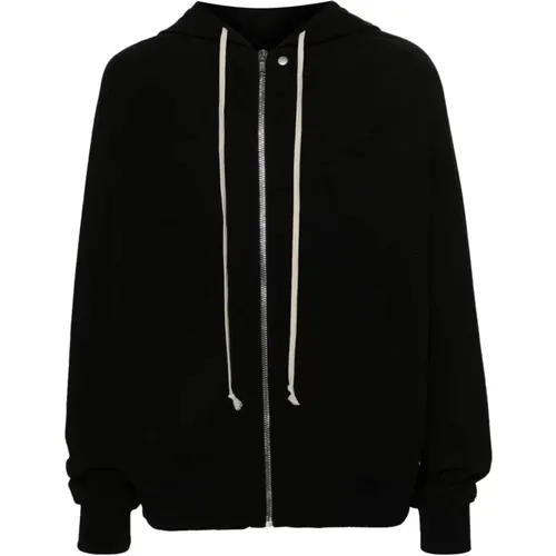 Cotton Hooded Coat , male, Sizes: L, M, S, XL - Rick Owens - Modalova